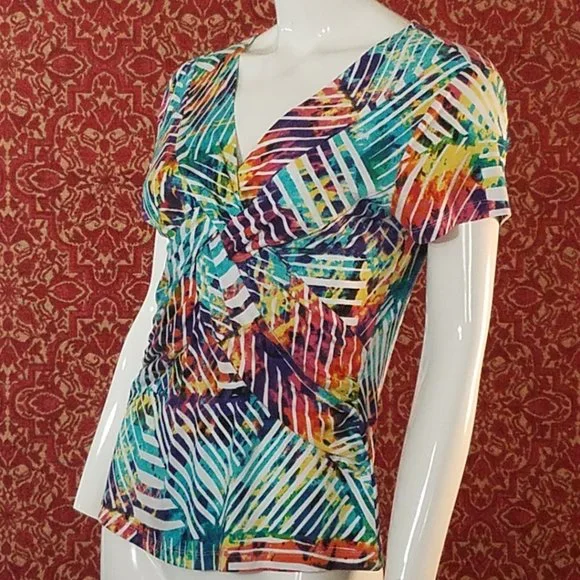 Criss Cross front blouse M - Picture 3 of 6